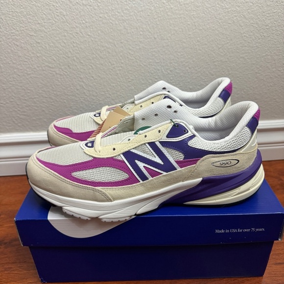 New Balance 990v6 MiUSA Magenta Pop Size 11 Frieza - Picture 3 of 8